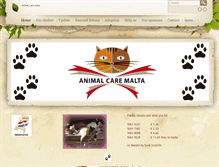 Tablet Screenshot of animalcaremalta.com
